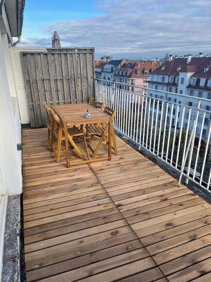 Le Brasilia - Appartement Neuf Pour 4 Personnes Avec Terrasse Страсбург Екстериор снимка